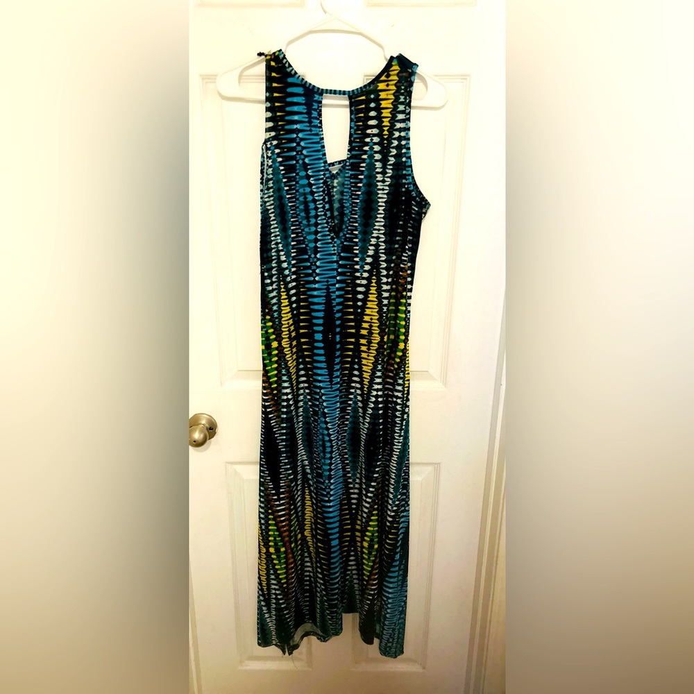 Sleeveless Multicolor Maxi Dress